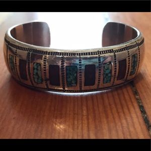 Turquoise and Silver Bracelet